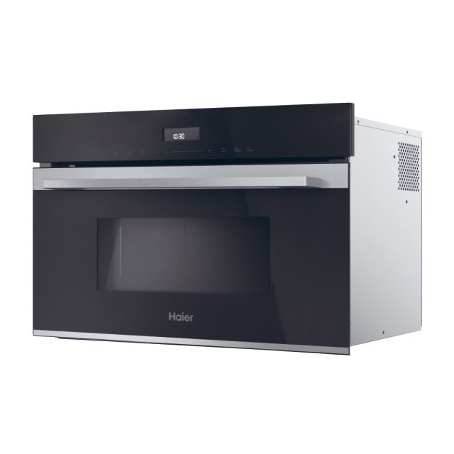 Haier H38DMWID26NX Schwarz, Edelstahl Kombi - Mikrowelle Integriert 34 l 900 W - MEGART