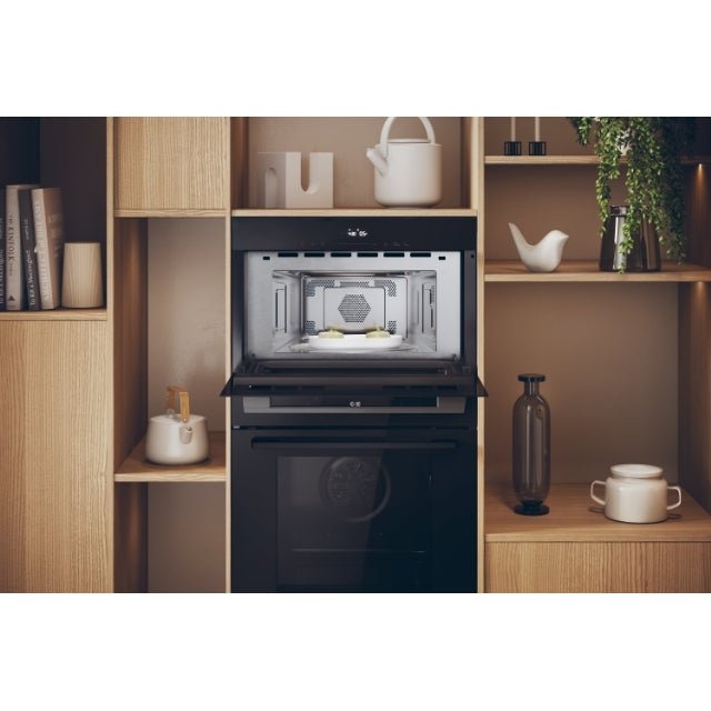 Haier H38DMWID26NX Schwarz, Edelstahl Kombi - Mikrowelle Integriert 34 l 900 W - MEGART