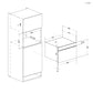 Haier H38DMWID26NX Schwarz, Edelstahl Kombi - Mikrowelle Integriert 34 l 900 W - MEGART