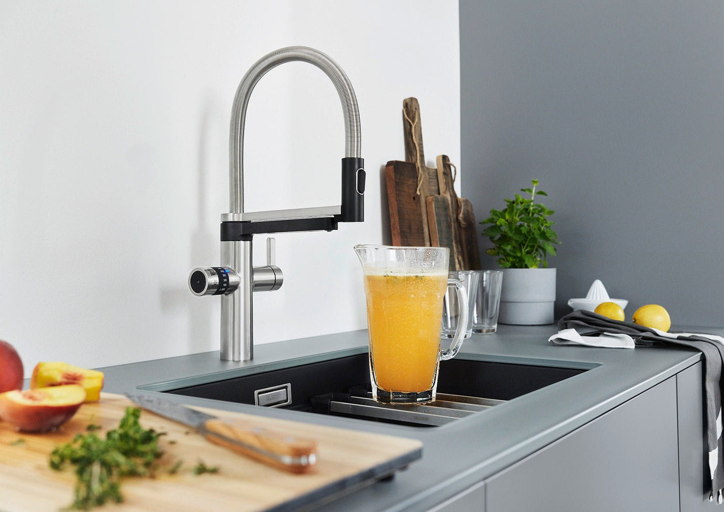 BLANCO drink.soda EVOL - S Pro Satin Gold - MEGART