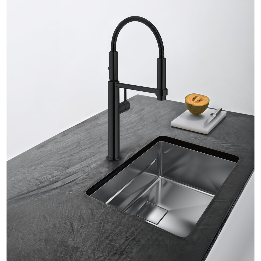 Pescara Auszugsbrause Black Matt 115.0545.136 - MEGART