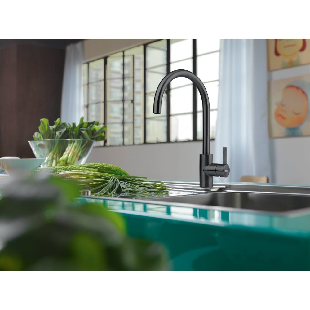 Eos Neo Schwenkauslauf Industrial black 115.0613.590 - MEGART