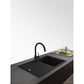 Lina Schwenkauslauf Black Matt 115.0626.019 - MEGART