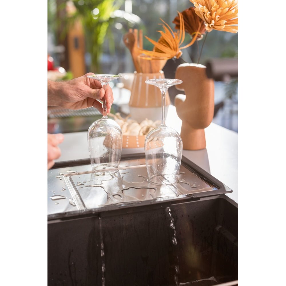 Mobiler Tropfteil, Edelstahl/Schwarz, 32 112.0204.360 - MEGART