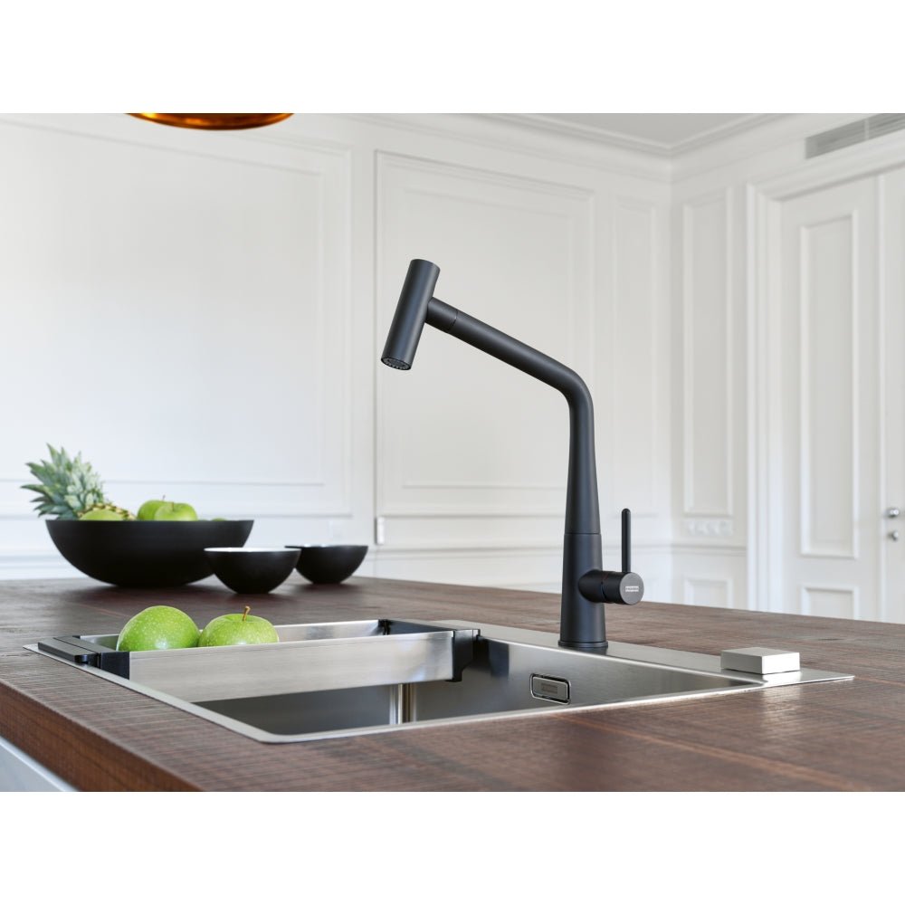 Icon Auszugsbrause Black Matt 115.0625.190 - MEGART