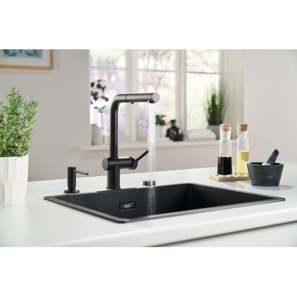 Active Auszugsbrause Black Matt 115.0653.382 - MEGART