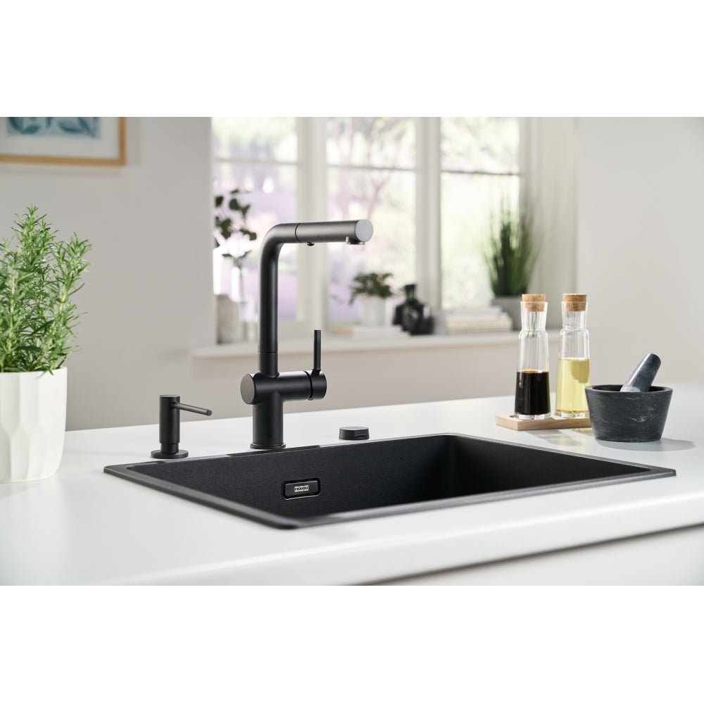 Active Auszugsbrause Black Matt 115.0653.382 - MEGART