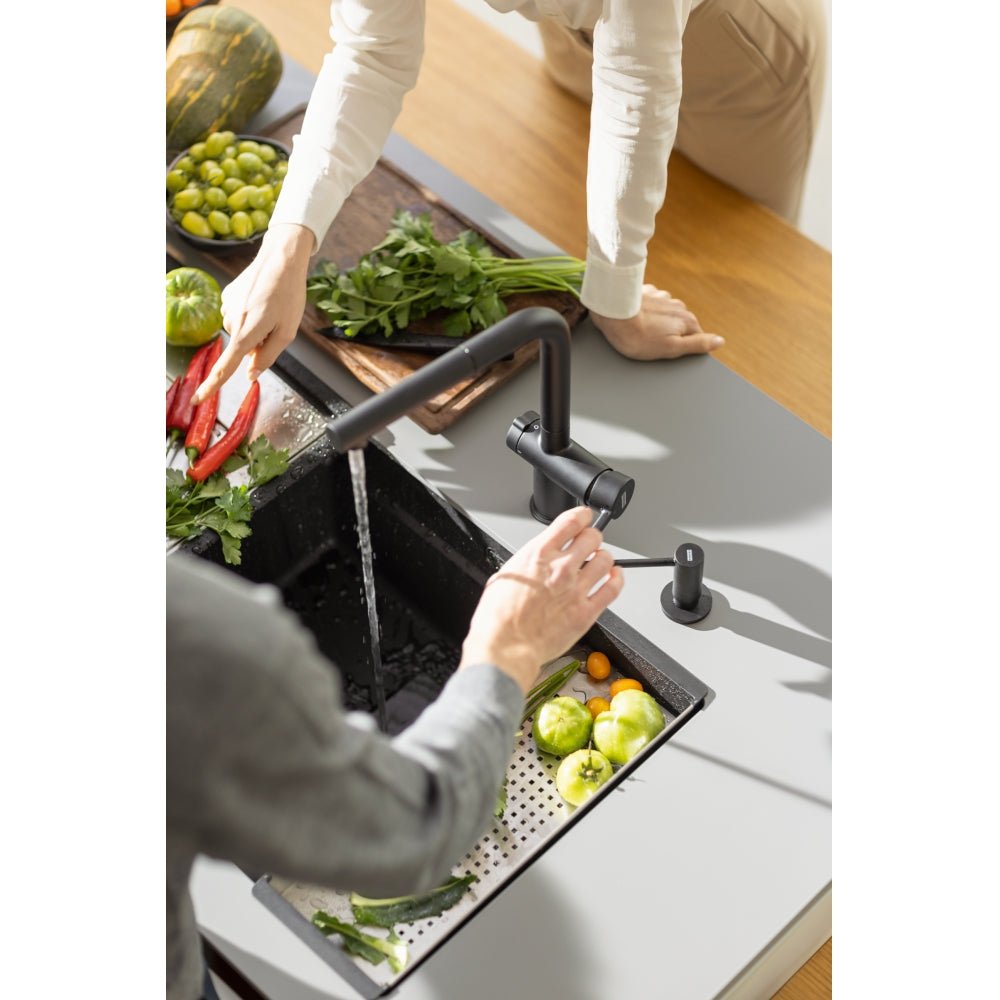 Active Twist Auszugsbrause Black Matt 115.0669.769 - MEGART