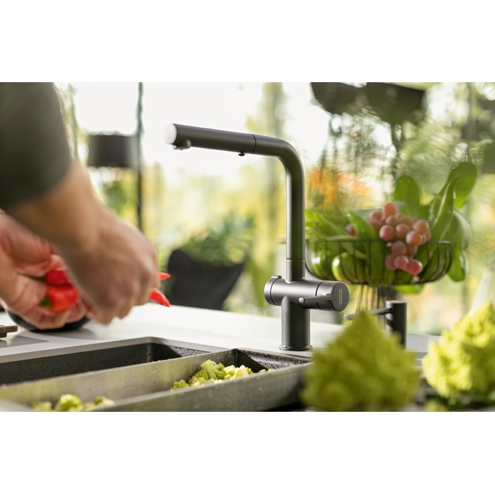 Active Twist Auszugsbrause Black Matt 115.0669.769 - MEGART