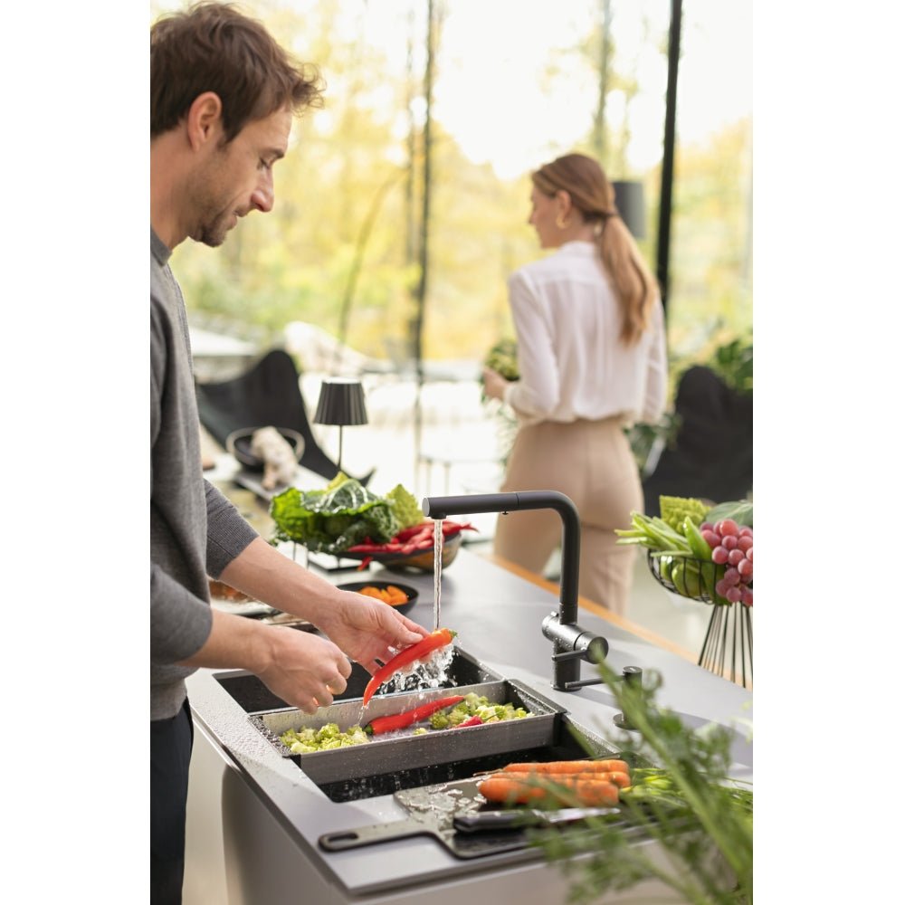 Active Twist Auszugsbrause Black Matt 115.0669.769 - MEGART