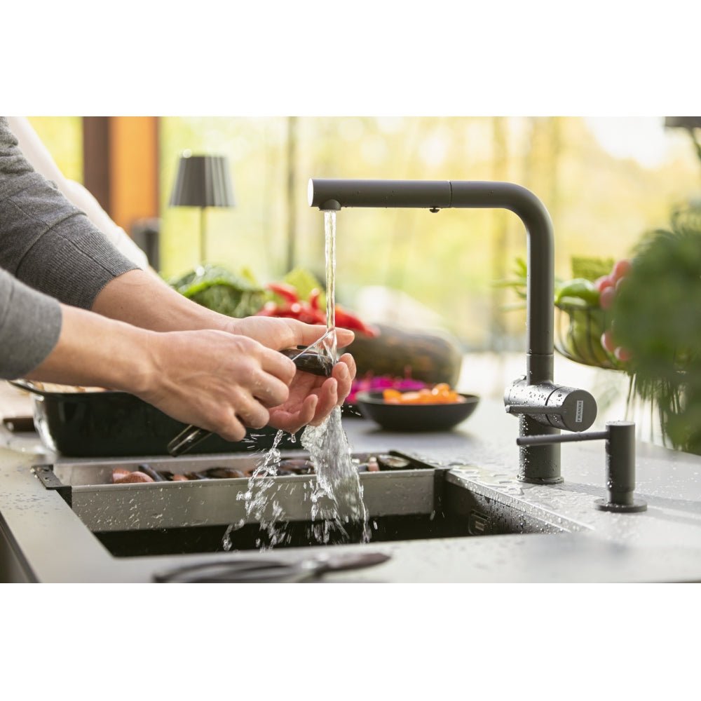 Active Twist Auszugsbrause Black Matt 115.0669.769 - MEGART