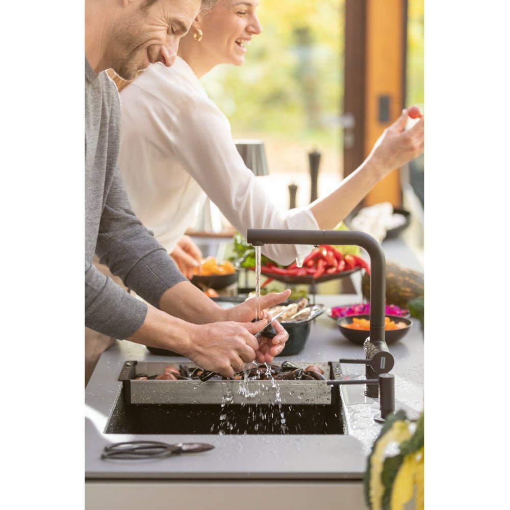 Active Twist Auszugsbrause Black Matt 115.0669.769 - MEGART