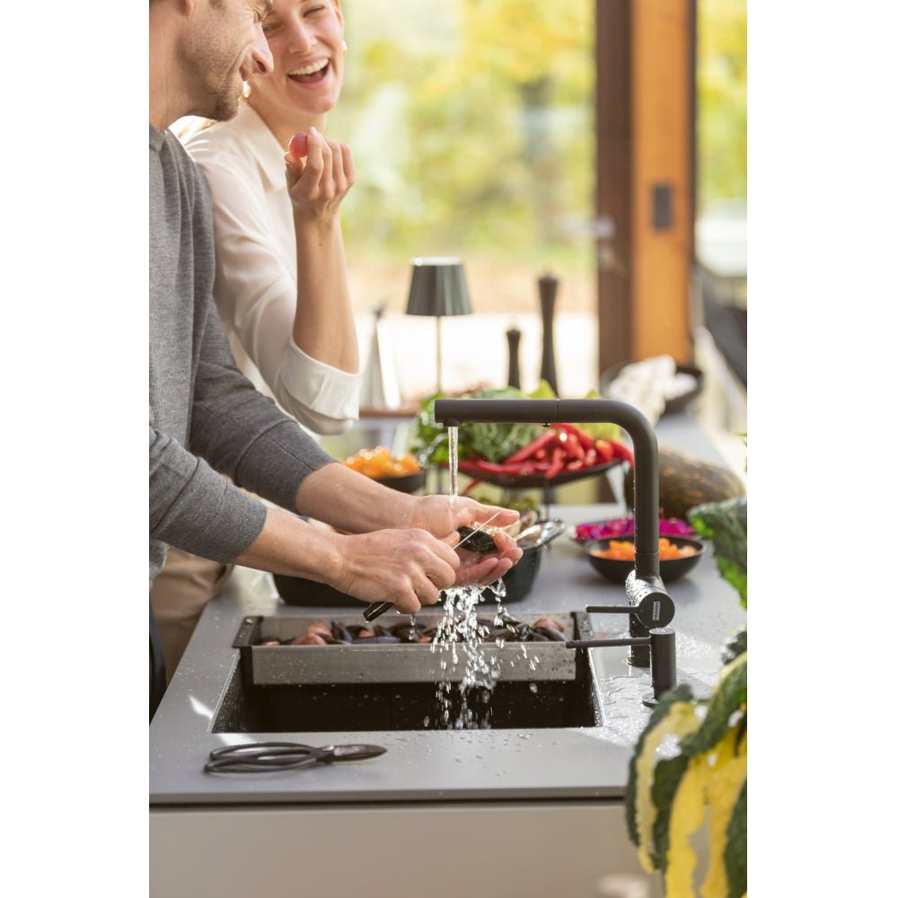 Active Twist Auszugsbrause Black Matt 115.0669.769 - MEGART