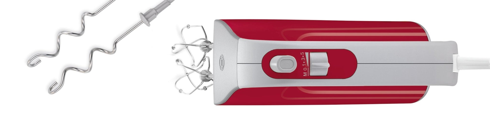 Handrührer, Styline Colour, 500 W, Rot, silber, MFQ40303 - MEGART