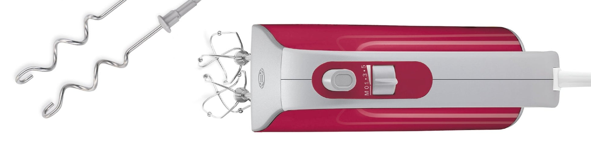 Handrührer, Styline Colour, 500 W, Rot, silber, MFQ40304 - MEGART