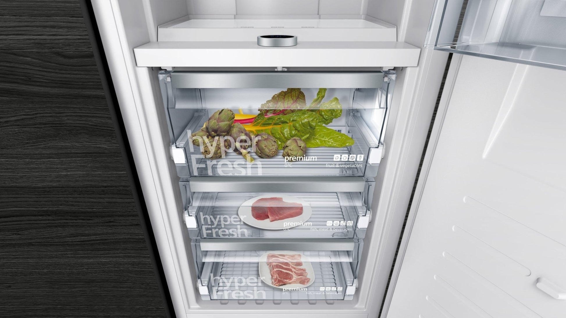 iQ700, Einbau - Kühlschrank mit Gefrierfach, 177.5 x 56 cm KI82FPDE0H - MEGART