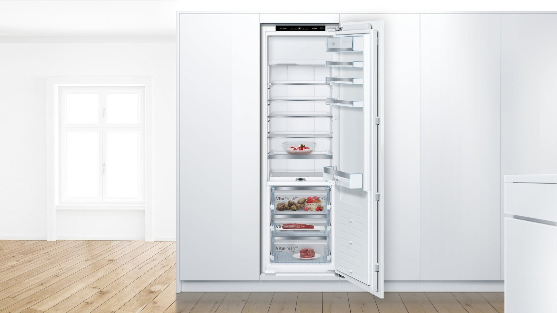 Serie 8, Einbau - Kühlschrank mit Gefrierfach, 177.5 x 56 cm KIF82PFE0 - MEGART