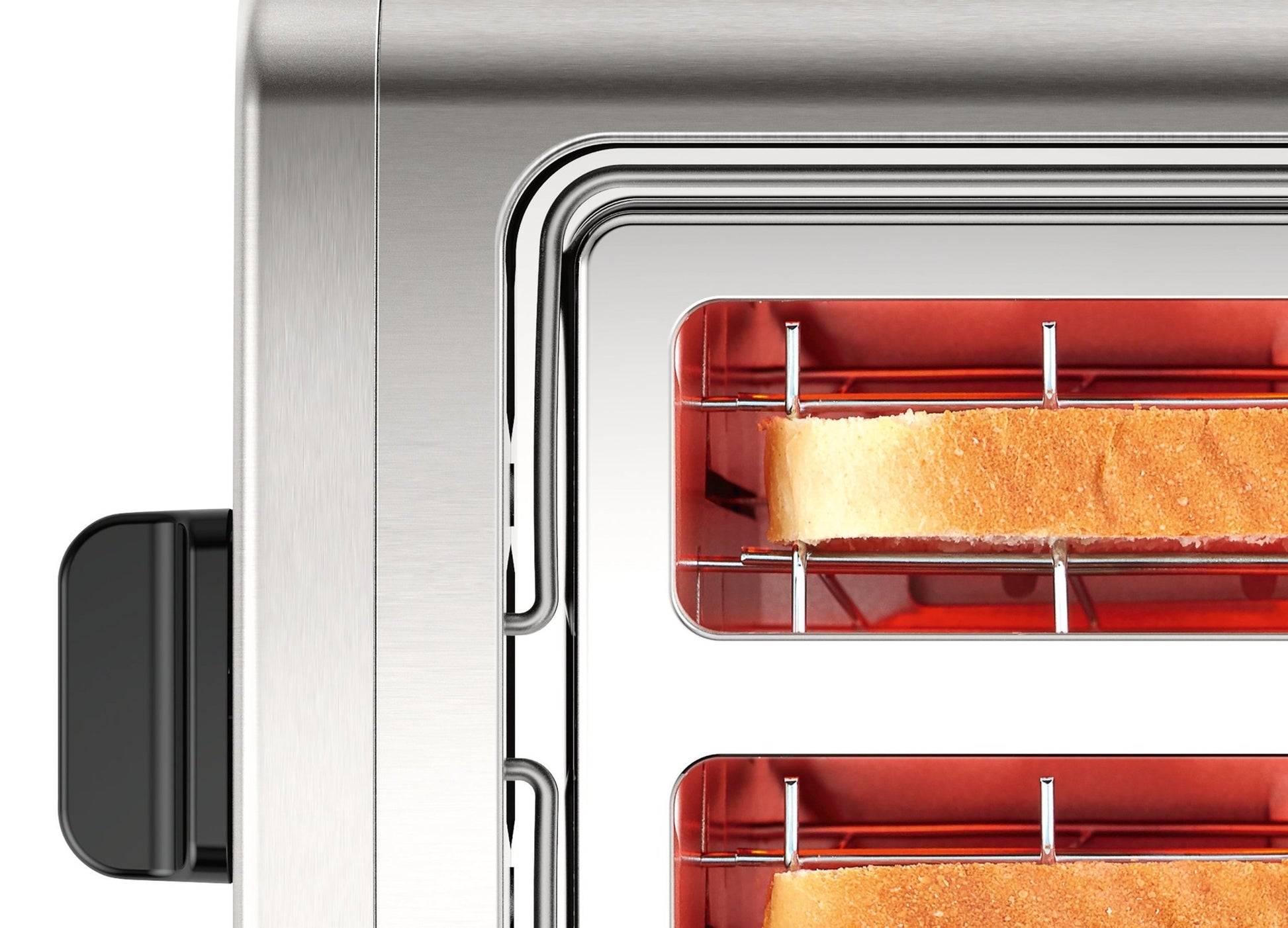 Kompakt Toaster, DesignLine, Edelstahl, TAT4P420DE - MEGART
