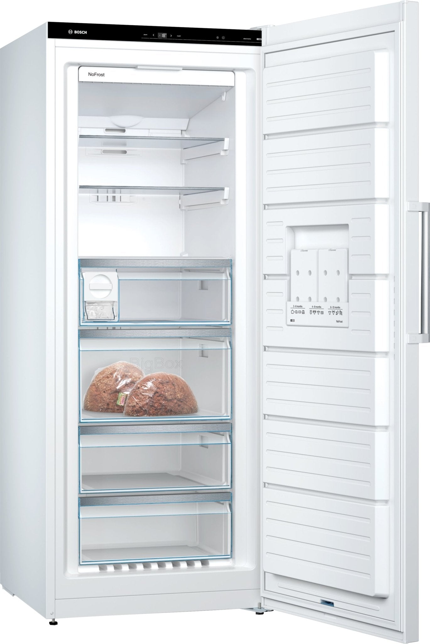 Serie 6, Freistehender Gefrierschrank, 176 x 70 cm, Weiss GSN54AWDPH - MEGART