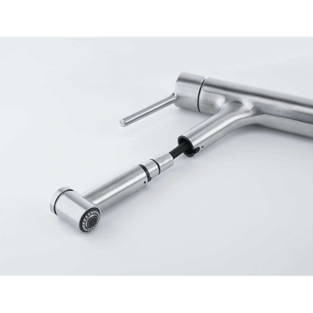 Taros Neo Auszugsbrause Edelstahl 115.0596.386 - MEGART