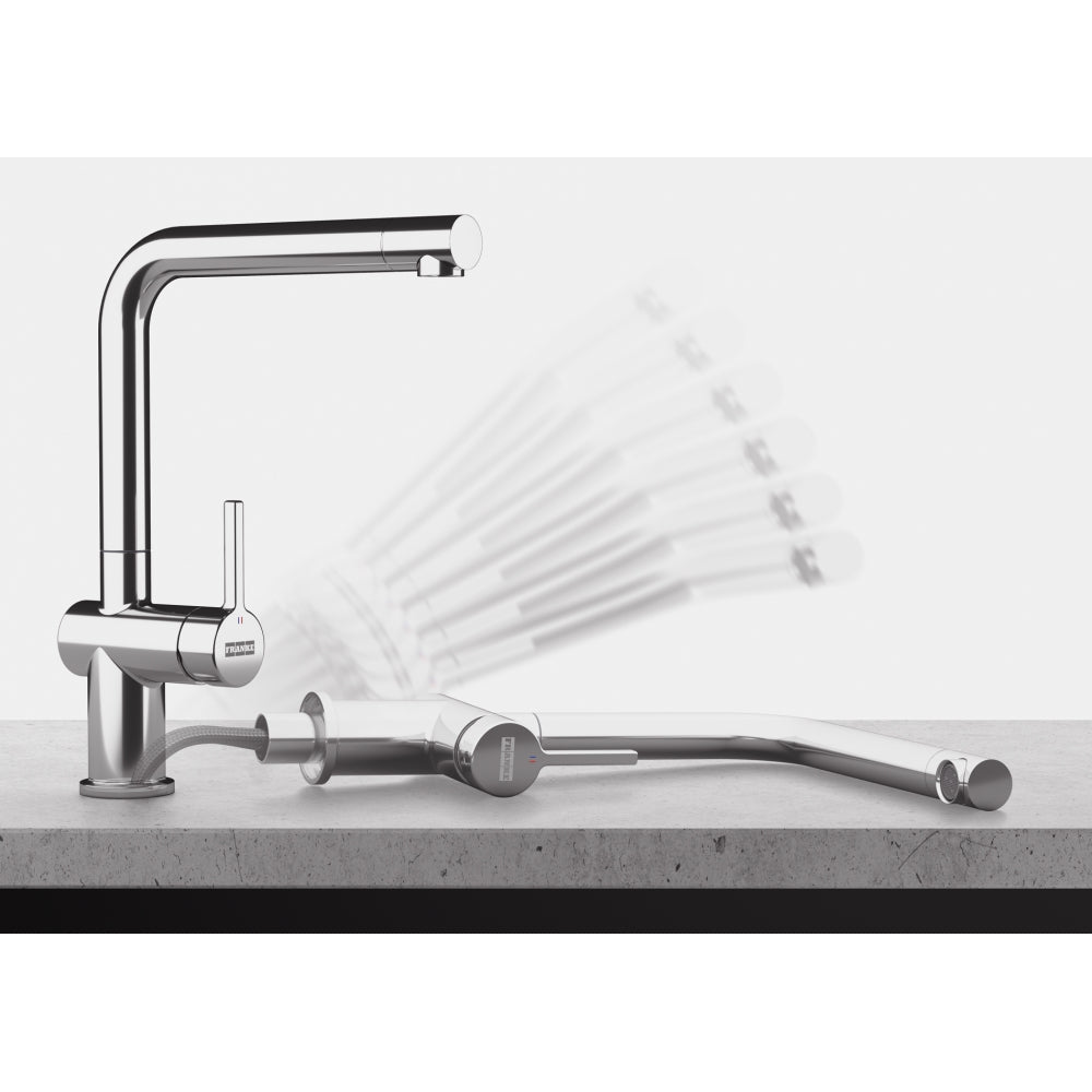 Active Vorfenster Schwenkauslauf Chrom 115.0653.390 - MEGART
