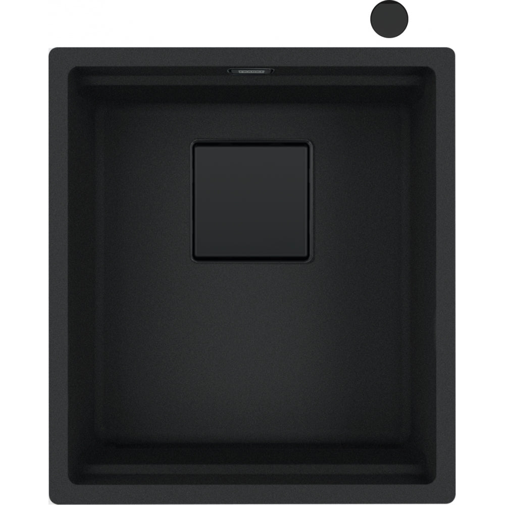 Kubus 2 KNG 110 - 37 Fragranite Black Matt 125.0685.110 - MEGART