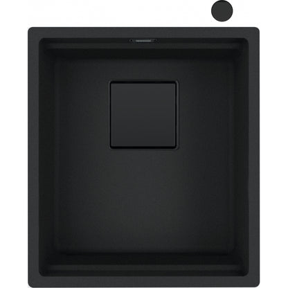 Kubus 2 KNG 110 - 37 Fragranite Black Matt 125.0685.110 - MEGART