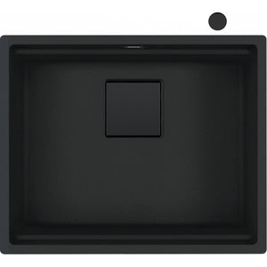 Kubus 2 KNG 110 - 52 Fragranite Black Matt 125.0685.161 - MEGART