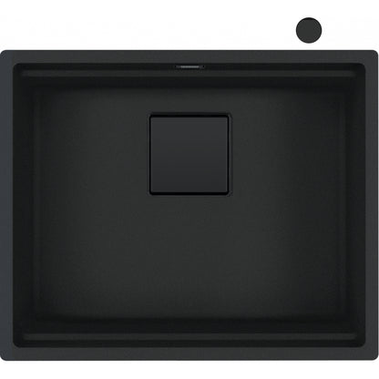 Kubus 2 KNG 110 - 52 Fragranite Black Matt 125.0685.161 - MEGART