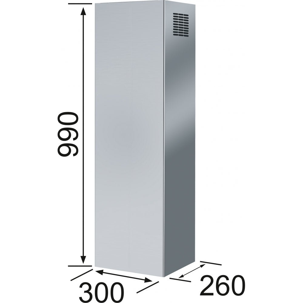 Kaminverlängerung, 1 Stück 112.0017.983 - MEGART