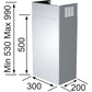 Kamin, Inox 112.0197.447 - MEGART