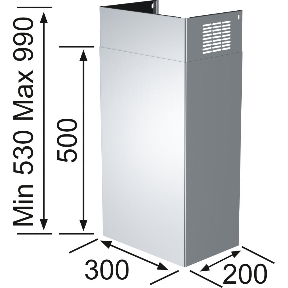Kamin, Inox 112.0197.447 - MEGART