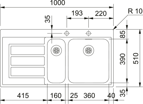Epos EOX 251 - 100 Edelstahl Gebürstet 127.0671.651 - MEGART