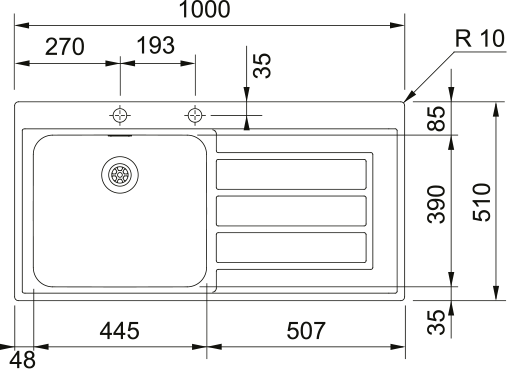 Epos EOX 211 - 100 Edelstahl Gebürstet 127.0671.640 - MEGART