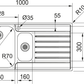 Argos AGX 651 - 100 Edelstahl Gebürstet 101.0671.677 - MEGART