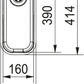 Largo LAX 110 - 16 Edelstahl Gebürstet 122.0714.075 - MEGART