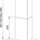 Kamin, Inox 112.0197.447 - MEGART