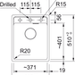 Maris MRG 610 - 37 Fragranite Schiefergrau 114.0715.522 - MEGART