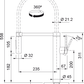 Pescara Auszugsbrause Edelstahl 115.0472.959 - MEGART