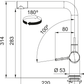 Active Vorfenster Schwenkauslauf Chrom 115.0653.390 - MEGART