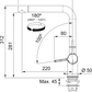 Active Twist Schwenkauslauf Edelstahl - optik 115.0653.504 - MEGART