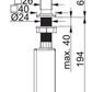Spülmitteldispenser, Centinox, Edelstahl 119.0176.059 - MEGART