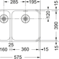 Largo LAX 160 - 36 - 16 Edelstahl Gebürstet 122.0714.080 - MEGART