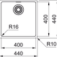 Maris MRX 110 - 40 Edelstahl Gebürstet 122.0714.100 - MEGART