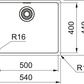 Maris MRX 110 - 50 Edelstahl Gebürstet 122.0714.096 - MEGART