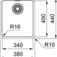 Maris MRX 110 - 34 Edelstahl Gebürstet 122.0531.850 - MEGART