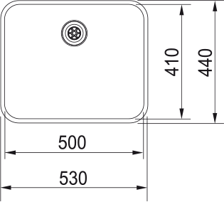 Largo LAX 210 - 50 Edelstahl Gebürstet 127.0601.409 - MEGART