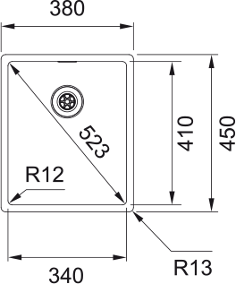 Box BXX 210 - 34 Edelstahl Gebürstet 127.0635.413 - MEGART