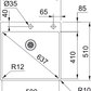 Box BXX 210 - 50 Edelstahl Gebürstet 127.0693.463 - MEGART
