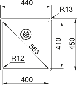 Box BXX 210 - 40 Edelstahl Gebürstet 127.0635.414 - MEGART